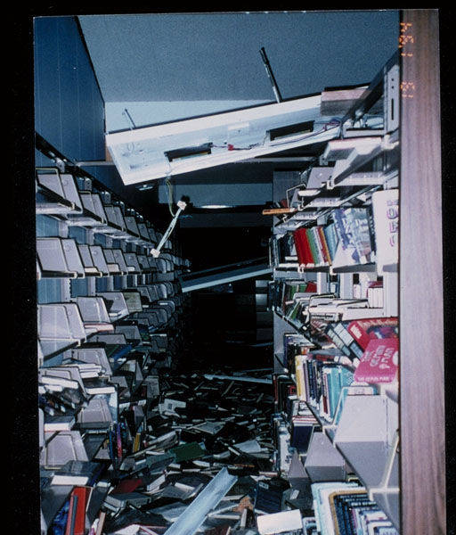 Main Library (1343 Sixth St), earthquake damages, 1994, M142