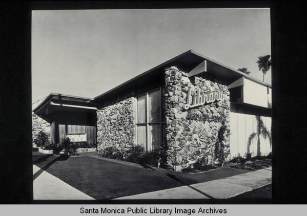 Montana Branch (1704 Montana Ave), Exterior view, 1960, [M29]