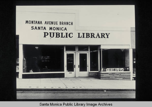 Montana Branch (1528 Montana Ave), Exterior view, 1952, [M27]